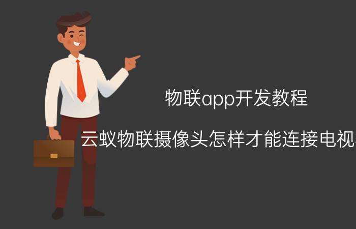 物联app开发教程 云蚁物联摄像头怎样才能连接电视机上？